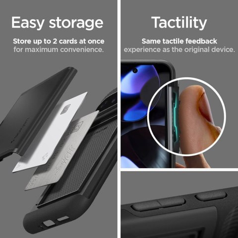 Spigen Slim Armor CS - Etui do Google Pixel 9 / 9 Pro (Czarny) Spigen Slim Armor CS - Etui do Google Pixel 9 / 9 Pro (Czarny)