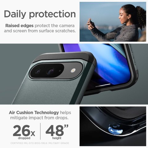 Spigen Tough Armor - Etui do Google Pixel 9 / 9 Pro (Abyss Green) Spigen Tough Armor - Etui do Google Pixel 9 / 9 Pro (Abyss Green)