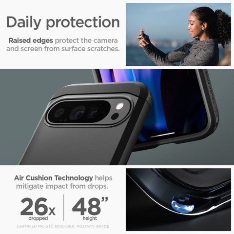 Spigen Tough Armor - Etui do Google Pixel 9 Pro XL (Czarny) Spigen Tough Armor - Etui do Google Pixel 9 Pro XL (Czarny)