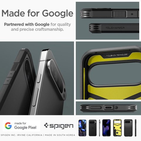 Spigen Tough Armor - Etui do Google Pixel 9 Pro XL (Czarny) Spigen Tough Armor - Etui do Google Pixel 9 Pro XL (Czarny)