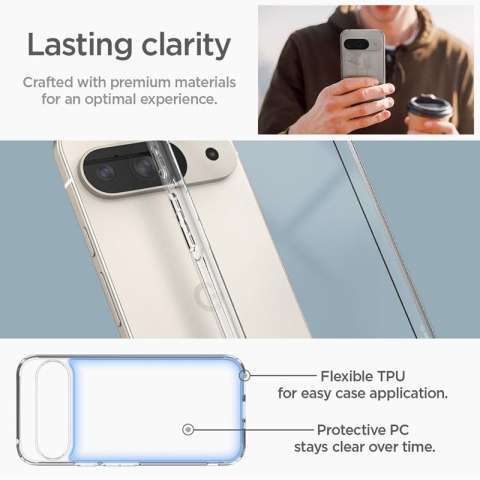 Spigen Ultra Hybrid - Etui do Google Pixel 9 / 9 Pro (Crystal Clear) Spigen Ultra Hybrid - Etui do Google Pixel 9 / 9 Pro (Crystal Clear)