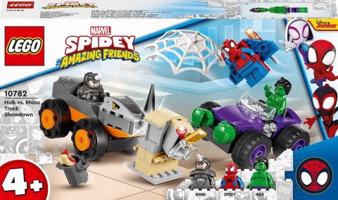 LEGO MARVEL Spiderman Hulk kontra Rhino - starcie pojazdów 10782 LEGO MARVEL Spiderman Hulk kontra Rhino - starcie pojazdów 10782