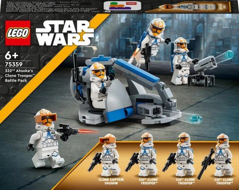 LEGO Star Wars Zestaw bitewny z 332 oddziałem klonów Ahsoki 75359 LEGO Star Wars Zestaw bitewny z 332 oddziałem klonów Ahsoki 75359