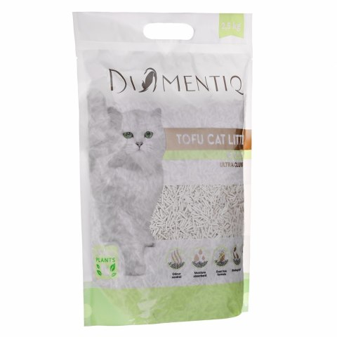 DIAMENTIQ Żwirek Tofu zbrylający 2,5 kg MATCHA DIAMENTIQ Żwirek Tofu zbrylający 2,5 kg MATCHA