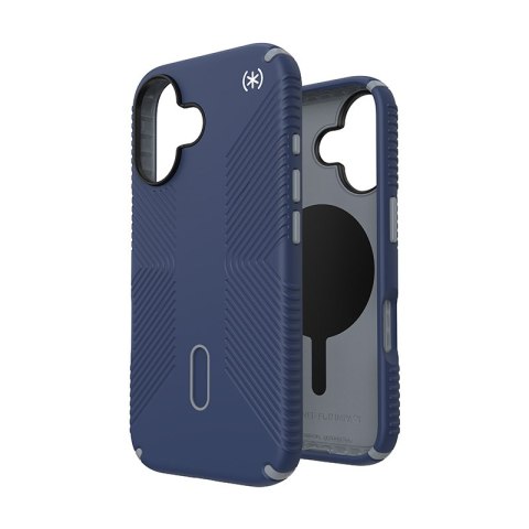 Speck Presidio2 Grip ClickLock & MagSafe - Etui iPhone 16 (Coastal Blue / Dust Grey / White) Speck Presidio2 Grip ClickLock & MagSafe - Etui iPhone 16 (Coastal Blue / Dust Grey / White)
