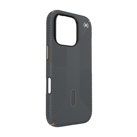 Speck Presidio2 Grip ClickLock & MagSafe - Etui iPhone 16 Pro (Charcoal Grey / Cool Bronze / White) Speck Presidio2 Grip ClickLock & MagSafe - Etui iPhone 16 Pro (Charcoal Grey / Cool Bronze / White)