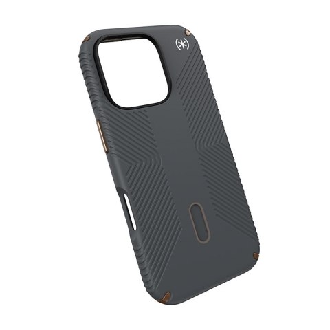 Speck Presidio2 Grip ClickLock & MagSafe - Etui iPhone 16 Pro (Charcoal Grey / Cool Bronze / White) Speck Presidio2 Grip ClickLock & MagSafe - Etui iPhone 16 Pro (Charcoal Grey / Cool Bronze / White)