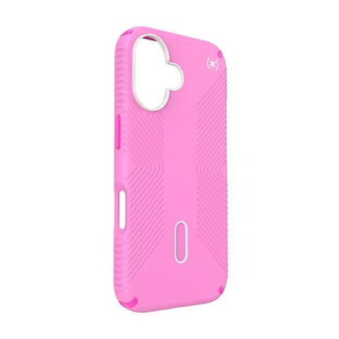 Speck Presidio2 Grip ClickLock & MagSafe - Etui iPhone 16 (True Pink / Shocking Pink / White) Speck Presidio2 Grip ClickLock & MagSafe - Etui iPhone 16 (True Pink / Shocking Pink / White)