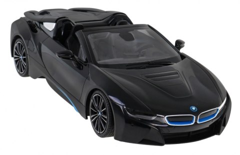 BMW i8 Roadster czarny RASTAR model 1:12 Zdalnie sterowane auto + pilot 2,4 GHz BMW i8 Roadster czarny RASTAR model 1:12 Zdalnie sterowane auto + pilot 2,4 GHz
