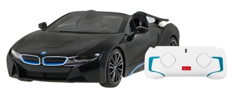 BMW i8 Roadster czarny RASTAR model 1:12 Zdalnie sterowane auto + pilot 2,4 GHz BMW i8 Roadster czarny RASTAR model 1:12 Zdalnie sterowane auto + pilot 2,4 GHz