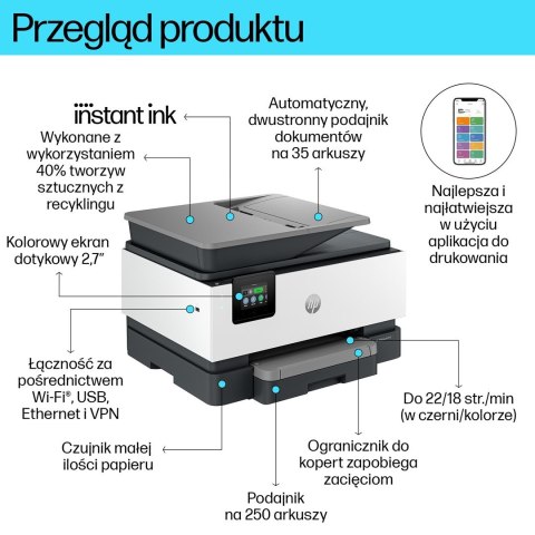 Urządzenie wielofunkcyjne HP OfficeJet Pro 9120e Urządzenie wielofunkcyjne HP OfficeJet Pro 9120e