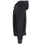 Hybrydowa męska kurtka bluza przejściowa (Czarny)