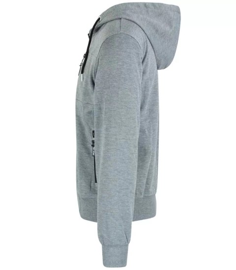 Hybrydowa męska kurtka bluza przejściowa (Szary)