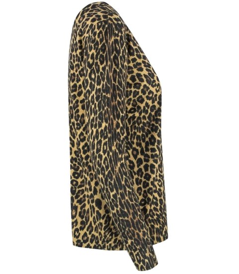 Klasyczny damski sweter w panterkę Elegancki VALERIA (Brązowy || Wielokolorowy) Klasyczny damski sweter w panterkę Elegancki VALERIA (Brązowy || Wielokolorowy)