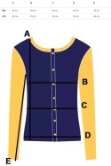 Klasyczny damski sweter w panterkę Elegancki VALERIA (Brązowy || Wielokolorowy)