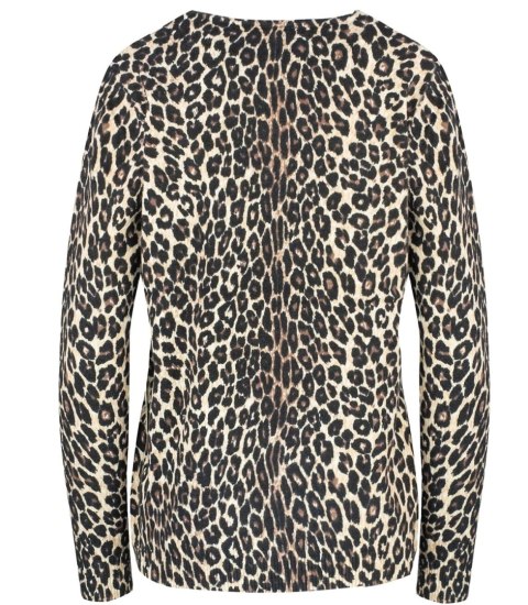 Klasyczny damski sweter w panterkę Elegancki VALERIA (Wielokolorowy || Beżowy) Klasyczny damski sweter w panterkę Elegancki VALERIA (Wielokolorowy || Beżowy)