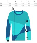 Klasyczny damski sweter w panterkę Elegancki ZUZANNA (Wielokolorowy || Beżowy)