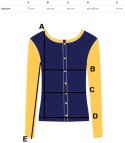 Luźna bluza bejsbolówka w stylu college (Beżowy)