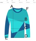 Sweter kardigan z naszywkami Los Angeles (Szary || Wielokolorowy)