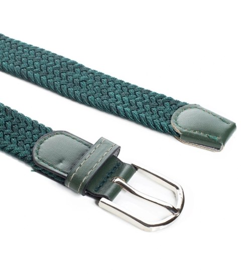 Casualowy damski pasek 2,5 cm pleciona taśma (Zielony) Casualowy damski pasek 2,5 cm pleciona taśma (Zielony)