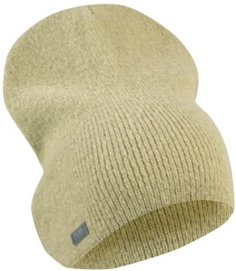 Ciepła czapka unisex Uniwersalna Beanie Jednokolorowa (Beżowy)