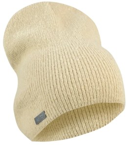 Ciepła czapka unisex Uniwersalna Beanie Jednokolorowa (Beżowy)