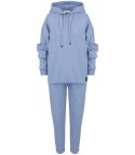 Dres sportowy bawełniany gładki oversize MARGARET (Niebieski)