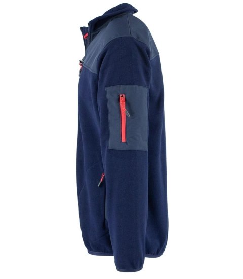 Polar męski klasyczny ciepły bluza rozpinana (Niebieski) Polar męski klasyczny ciepły bluza rozpinana (Niebieski)