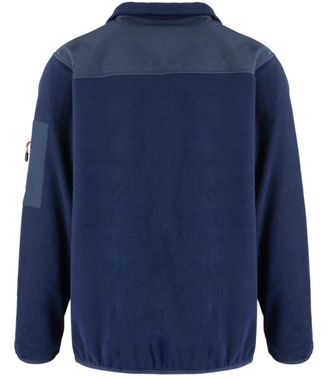 Polar męski klasyczny ciepły bluza rozpinana (Niebieski) Polar męski klasyczny ciepły bluza rozpinana (Niebieski)