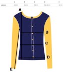 Sweter damski w kolorowe skośne pasy LINDA (Różowy || Wielokolorowy)