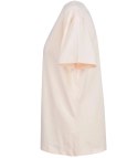 Bluzka koszulka t-shirt basic dekolt w serek ALDONA (Różowy)