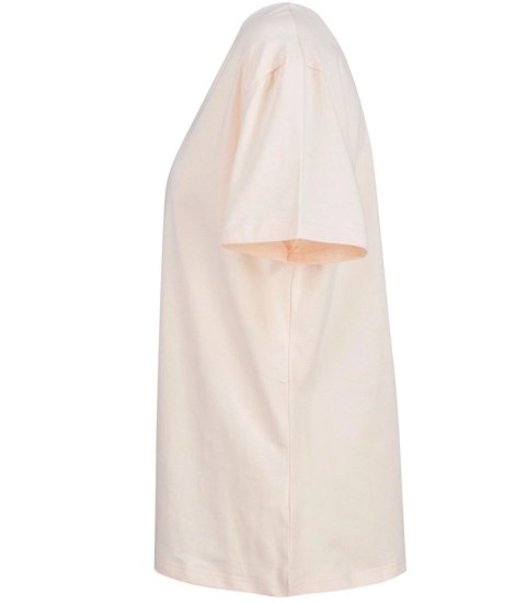 Bluzka koszulka t-shirt basic dekolt w serek ALDONA (Różowy) Bluzka koszulka t-shirt basic dekolt w serek ALDONA (Różowy)