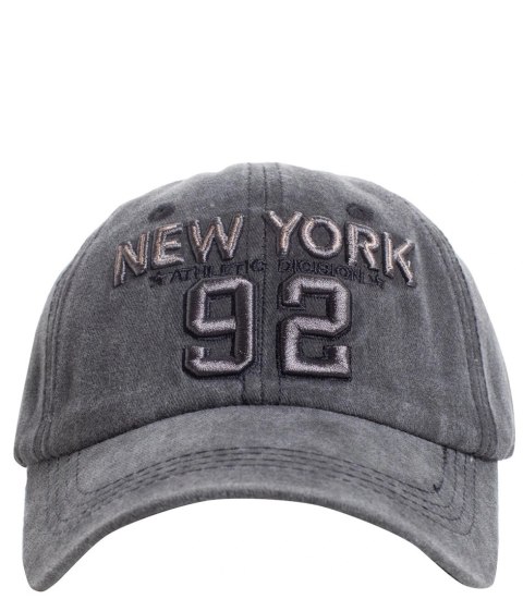 Czapka z daszkiem męska haft New York 92 Vintage (Szary) Czapka z daszkiem męska haft New York 92 Vintage (Szary)