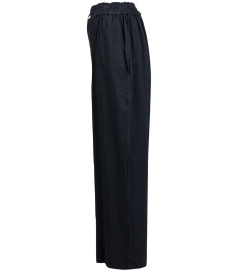 Damskie spodnie kuloty szerokie nogawki wysoki stan Eleganckie SOFIA (Czarny) Damskie spodnie kuloty szerokie nogawki wysoki stan Eleganckie SOFIA (Czarny)