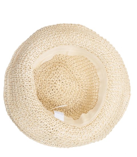 Kapelusz słomkowy pleciony BUCKET HAT (Beżowy) Kapelusz słomkowy pleciony BUCKET HAT (Beżowy)