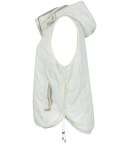 Krótki damski bezrękawnik kamizelka PLUS SIZE LILY (Biały)