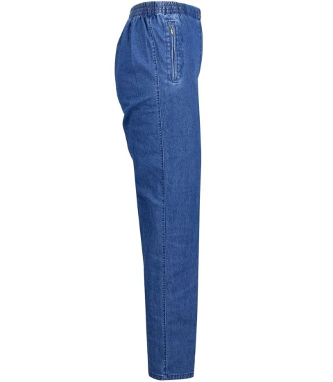 Wygodne elastyczne spodnie na gumkę plus size Eleganckie LAMBADA (Niebieski) Wygodne elastyczne spodnie na gumkę plus size Eleganckie LAMBADA (Niebieski)