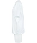 Komplet bawełniany t-shirt koszulka + krótkie legginsy SPIREL (Biały)