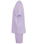 Komplet bawełniany t-shirt koszulka + krótkie legginsy SPIREL (Fioletowy)