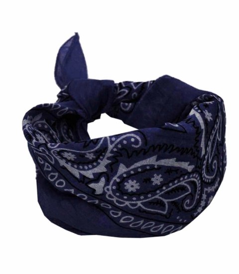 Chusta maska na twarz bandamka bandana kolory (Granatowy) Chusta maska na twarz bandamka bandana kolory (Granatowy)