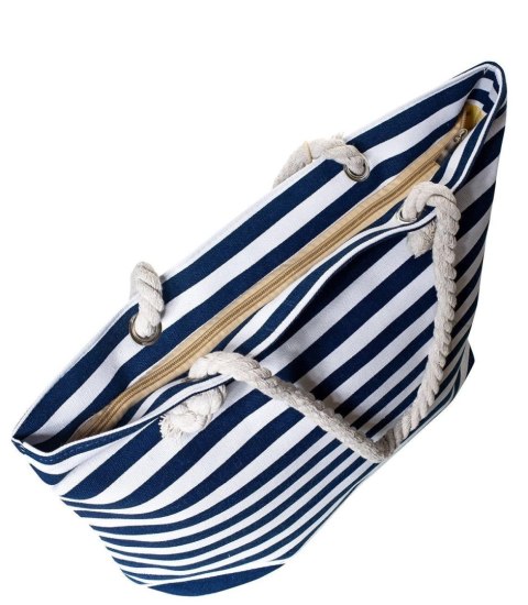 Duża torba plażowa na plażę piknik shopper paski Duża torba plażowa na plażę piknik shopper paski