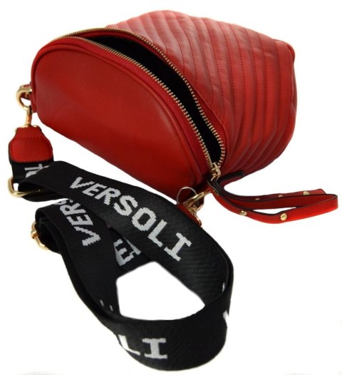 Duża torebka miejska pikowana crossbody biodrówka nerka Pasek (Czerwony) Duża torebka miejska pikowana crossbody biodrówka nerka Pasek (Czerwony)