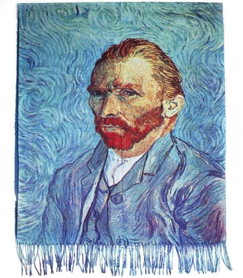 Gruby Oryginalny długi modny szal OBRAZY (Van Gogh) Gruby Oryginalny długi modny szal OBRAZY (Van Gogh)