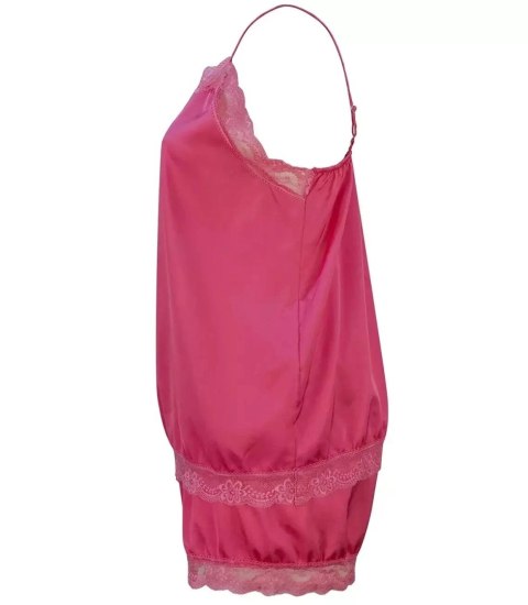 Komplet top + spodenki z koronką sexi (Różowy) XL/2XL Komplet top + spodenki z koronką sexi (Różowy) XL/2XL