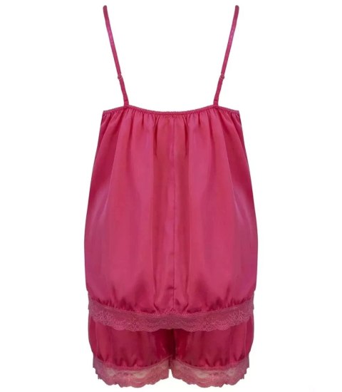Komplet top + spodenki z koronką sexi (Różowy) XL/2XL Komplet top + spodenki z koronką sexi (Różowy) XL/2XL