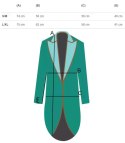CIEPŁY Sweter Kardigan narzutka KRATA Elegancki (Czarny) S/M