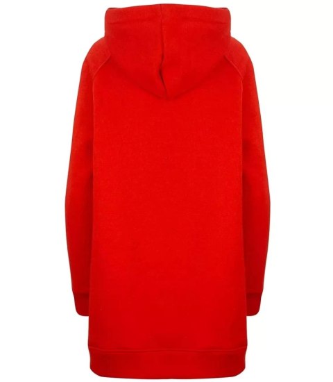 Ciepła oversizowa bluza BASIC hoodie (Czerwony) Ciepła oversizowa bluza BASIC hoodie (Czerwony)