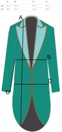 Ciepły długi Sweter Kardigan w jodełkę Elegancki (Niebieski)