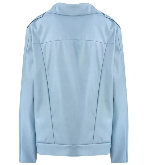 Klasyczna RAMONESKA kurtka damska PLUS SIZE (Niebieski) Klasyczna RAMONESKA kurtka damska PLUS SIZE (Niebieski)