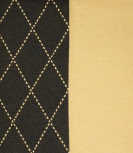 Modny szal szalik chusta dwukolorowa ROMBY (Żółty)
